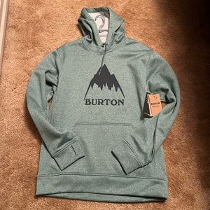 BMWT Heathered blue men’s Burton sweatshirt large